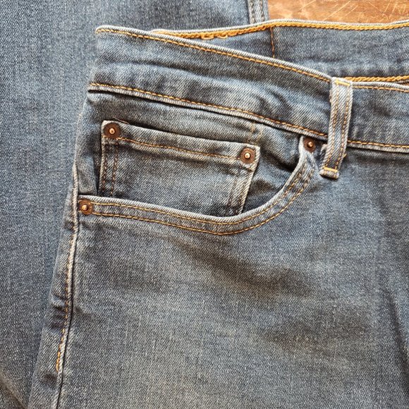 Levi's 505 - Regular Fit Men's Pants - Dark Blue - W36 L29 - Picture 8 of 9